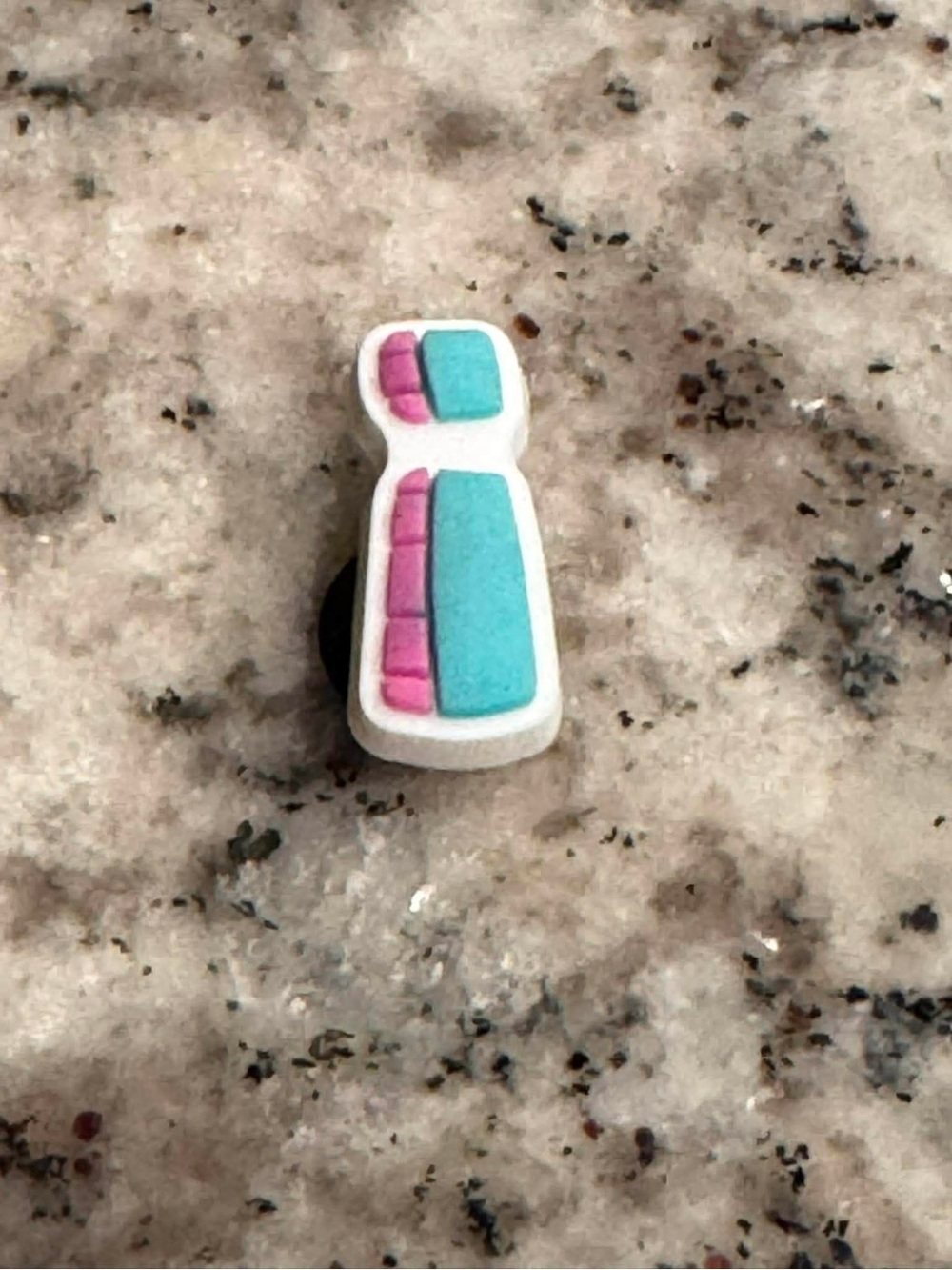 CROCS Pink and Teal Golf Bag Jibbitz Charm